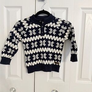 Hatley Navy and White Toddler Boys Sz 3 Sweater EUC BA